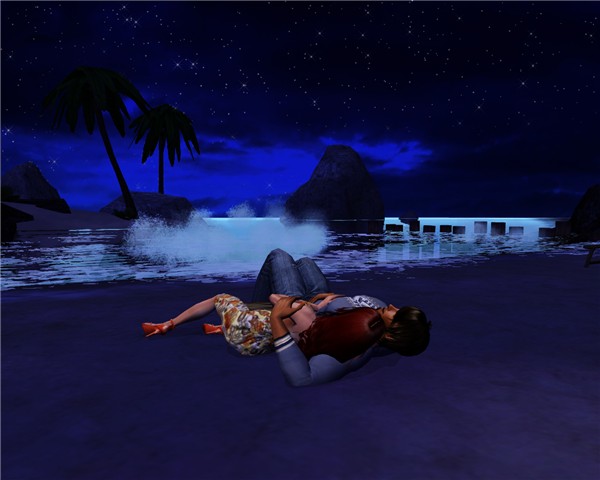 Night on the beach...