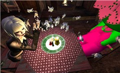 dining with rabbits - Torley Olmstead