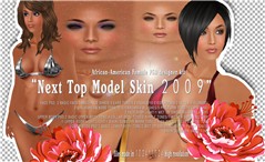 TK top model skin african-american psd kit poster 01