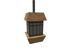 Hanging Lantern w On Off capable