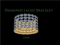 Diamond Laced Bracelet