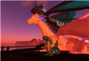 Dragon family, babydragon detail ( sunset )