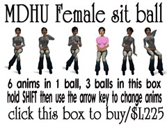 Female sitball sign
