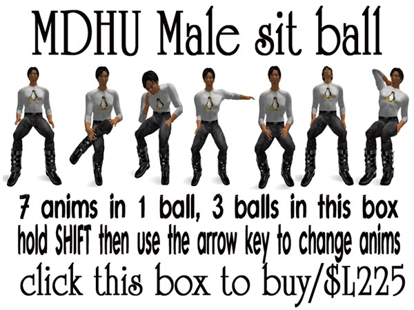 Male sitball sign