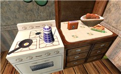 even homely kitchens look better with sculpties - Torley Olmstead