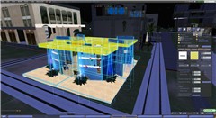 Tiny Biblioteca with Lighting