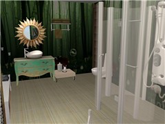 Green Bathroom