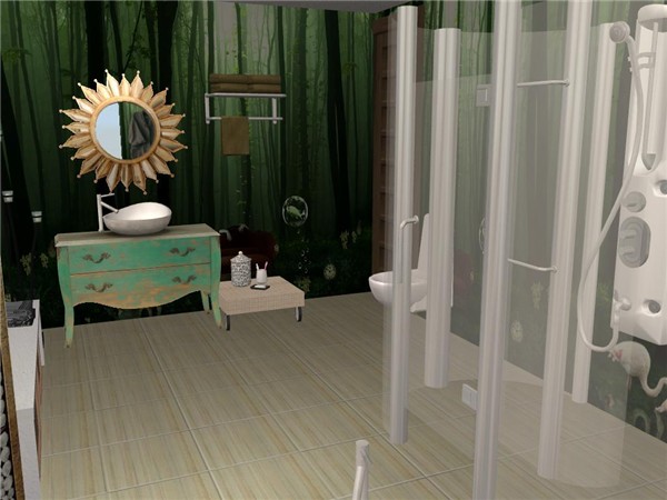 Green Bathroom
