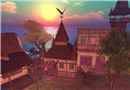 Seaside traditional village