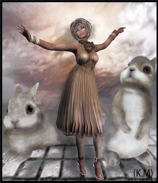 bunnies halos and choclate and all i got was some damn eggs