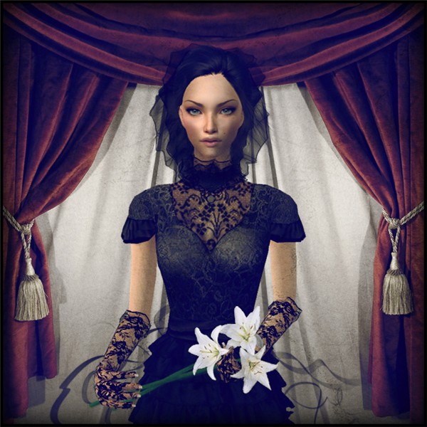 Marèe with lilies