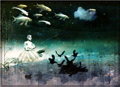 always fishing for birds to let the fish fly