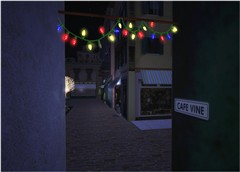 Alleyway between What Next  and The Vine Cafe