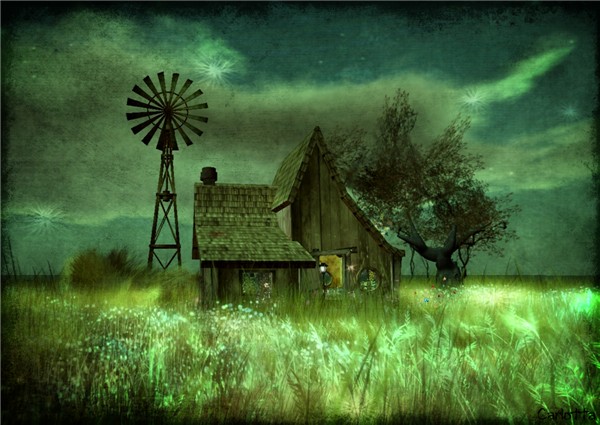 Somewhere in the fields...
