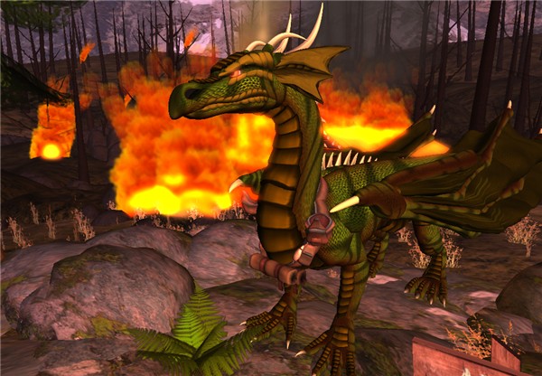 Flamethrower reptile