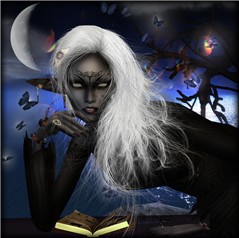 Painted with the shadows of the moon