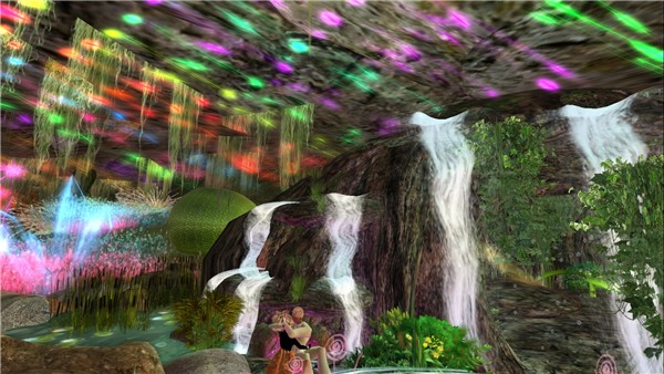 waterfalls and psy colors at eggsactly