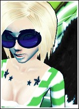 Darkened wings