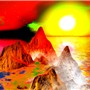 Psychedelic cliffs ( HDR )