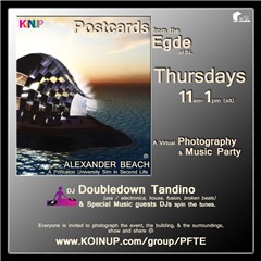 Thursdays - Postcards From The Edge - 11am-1pm - DJ Doubledown Tandino