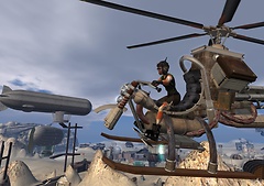 Freakangels' Airbike (flying in the Wastelands)