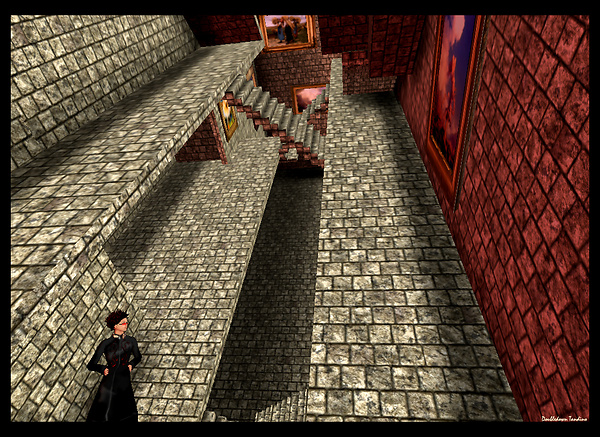 Colin Fizgig's Hogwarts-meets-Escher build - 1