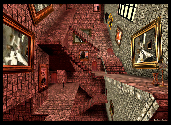Colin Fizgig's Hogwarts-meets-Escher build - 3