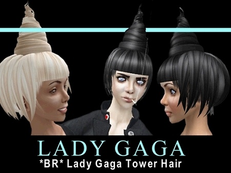 *BR* Lady Gaga Tower Hair