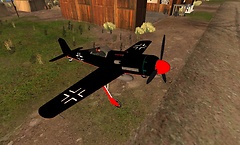 Parked Focke Wulf 190 D9