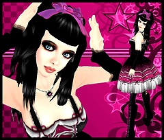 Pink and black <3