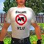 Swine Flu Shirt White - Kabalyero Kidd