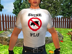 Swine Flu Shirt White - Kabalyero Kidd