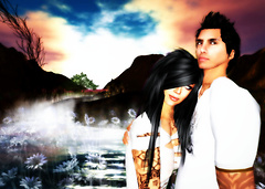 Abs and Mekha white shirts by Abstract