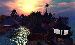 The Sunset of Mayotte Island