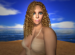 Amber at my Beach 01