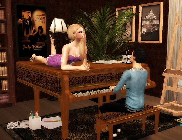 composer and his muse