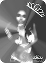 black and white
