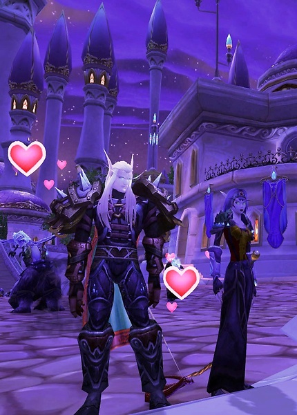 the 2 lovers in Dalaran