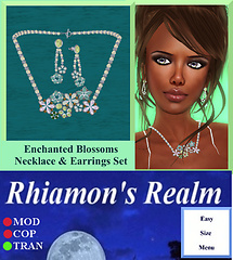 Enchanted Blossoms Necklace & Ear Set Ad