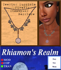 Lucciola Firefly Necklace Ad