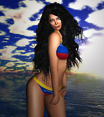 Janet at the Beach 02
