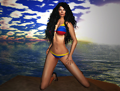 Janet at the Beach 03