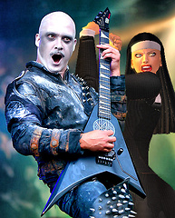 Dimmu Borgir @ Hellfest VI, Iraconda and Galder