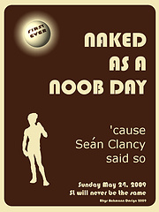 NAKED nOOb Day posterV 1
