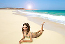 On the beach