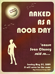 NAKED nOOb Day posterV 2