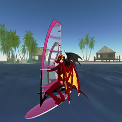 windsurfing
