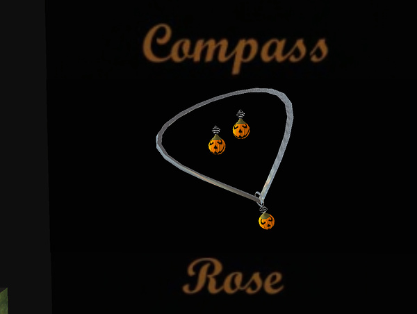 Happy Pumpkin Day Necklace and Earrings