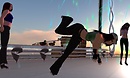 Breakdancing at Rocking The Metaverse Tour in OpenSim