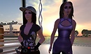 Joanna and Talia at Rocking The Metaverse Tour in OpenSim